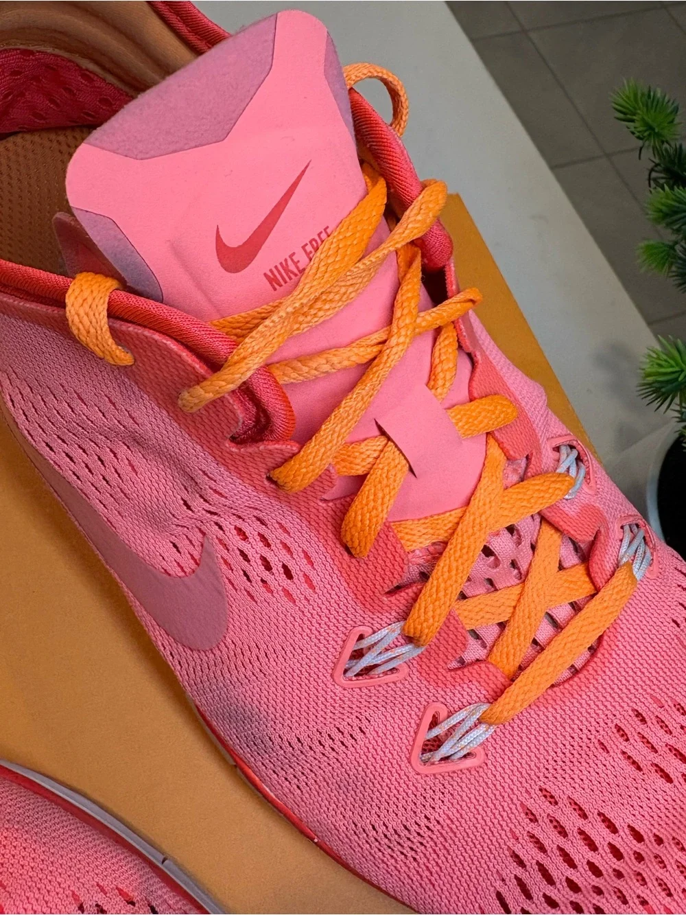 Nike Free Run Trail Coral Pink Women’s running shoes size 9.5